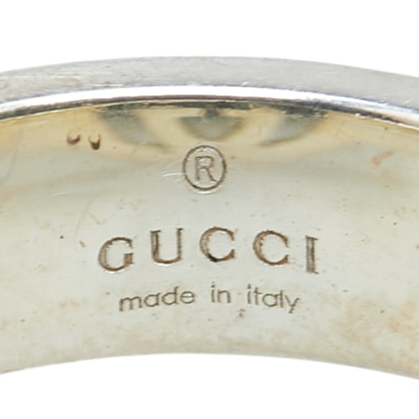 Gucci Interlocking G Ring #7 SV925 Silver Women's GUCCI