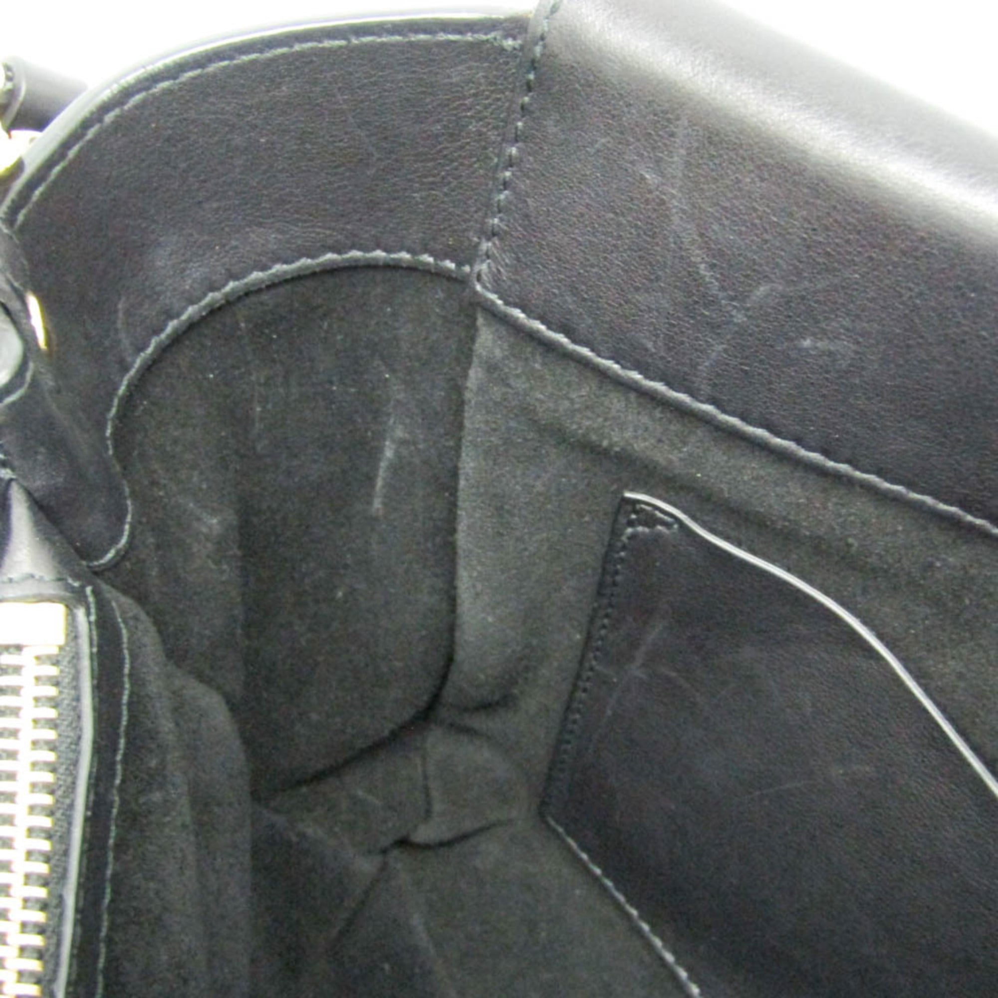 Salvatore Ferragamo GF-21 G840 Women's Leather Handbag,Shoulder Bag Dark Navy — Like New