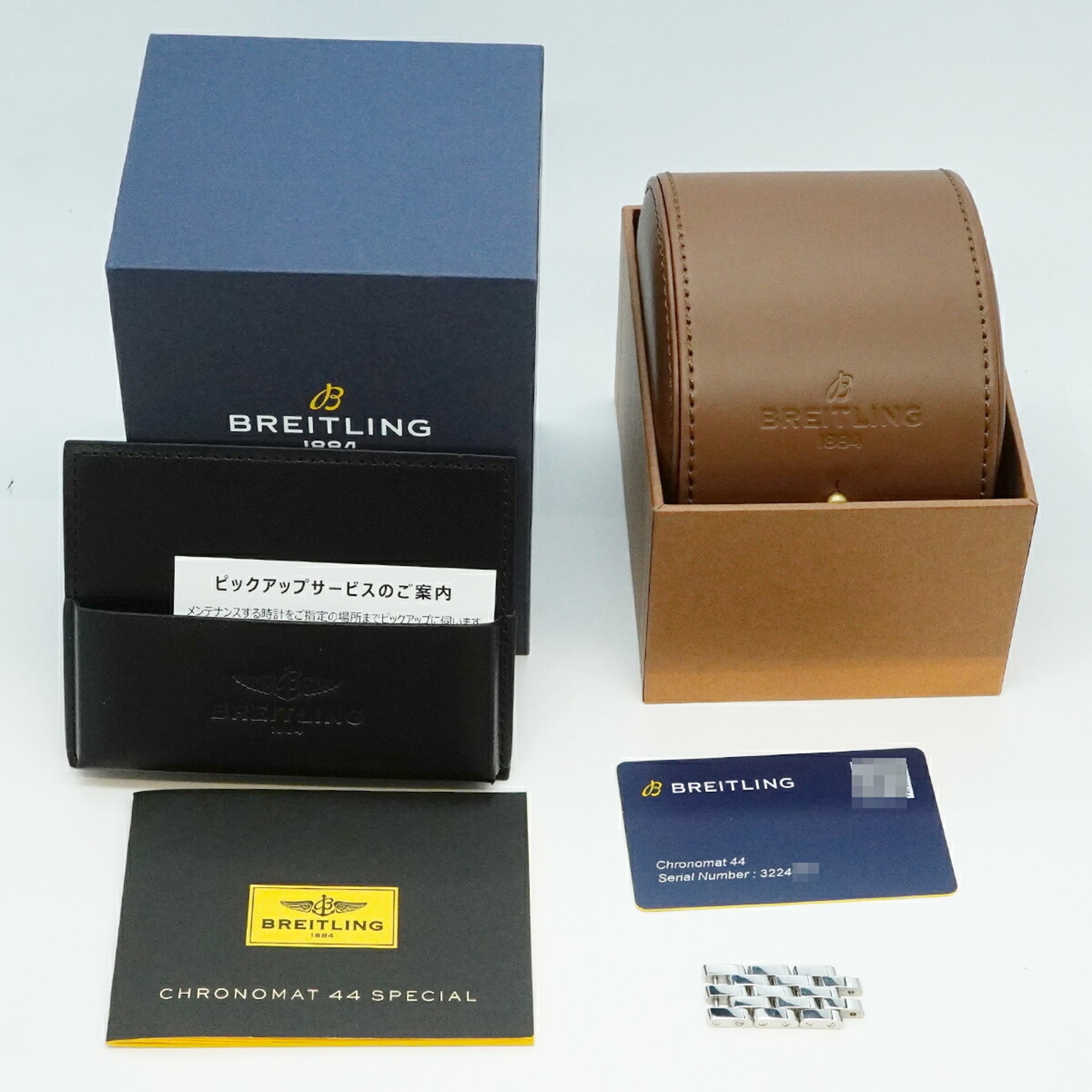Breitling Chronomat 44 AB0115 Blue Dial Men's Watch — Good