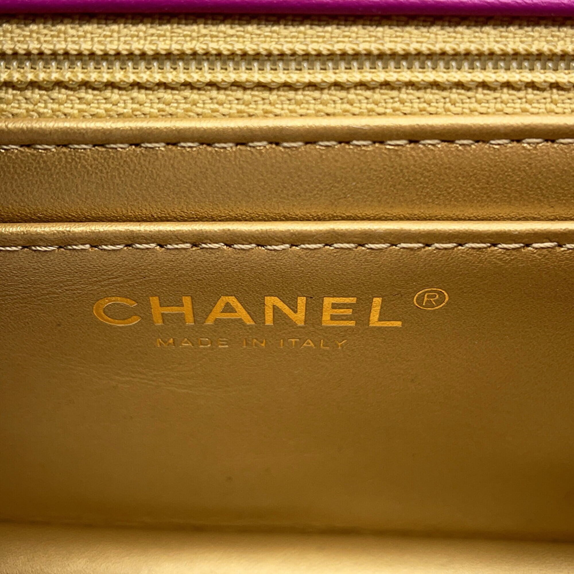 Chanel Chain Shoulder Bag, Coco Mark, Matelassé 20, Ball, Lambskin, AS1787, CHANEL, Handbag, Women's, CHANEL — Like New