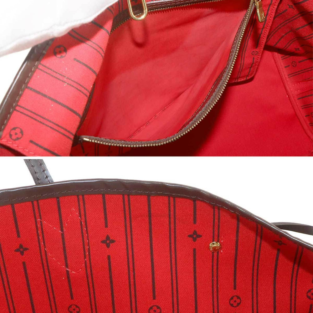 Louis Vuitton Neverfull GM Damier Tote Handbag, Ebene Cerise, N51106, Gold Hardware — Like New
