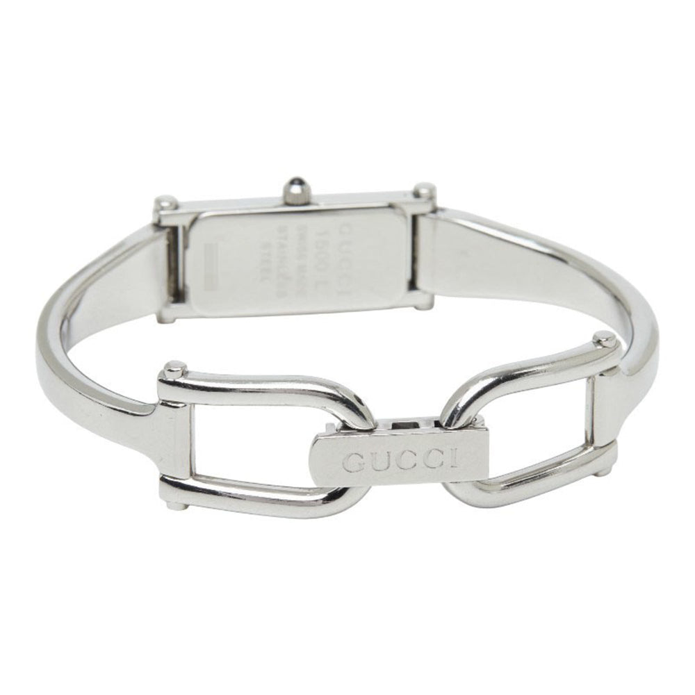 Gucci Bangle Watch 1500L Quartz White Dial Stainless Steel Women's GUCCI — Good