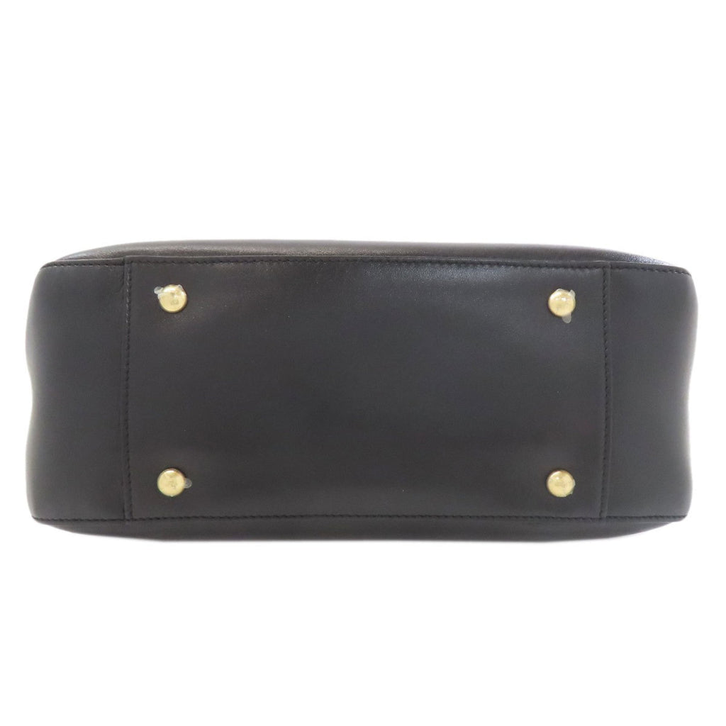 Fendi logo handbag leather women's FENDI