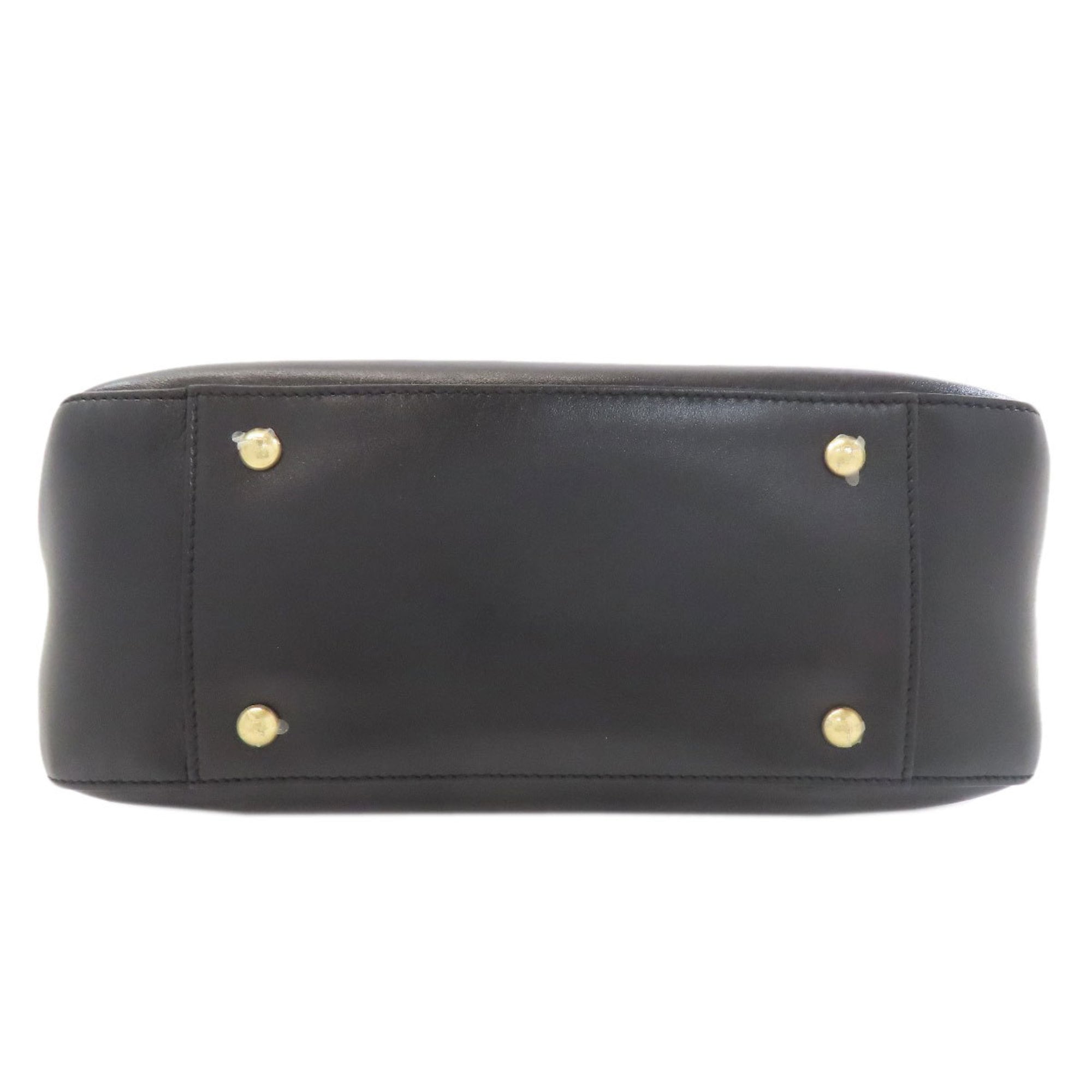 Fendi logo handbag leather women's FENDI