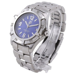 TAG Heuer 2000 Exclusive Watch WN1112 Stainless Steel Quartz Analog Blue Dial Men's — Good
