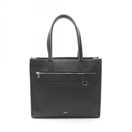 Christian Dior Dior SAFARI Tote Bag, Leather, Men's, Black, 1ESSH224YMJ