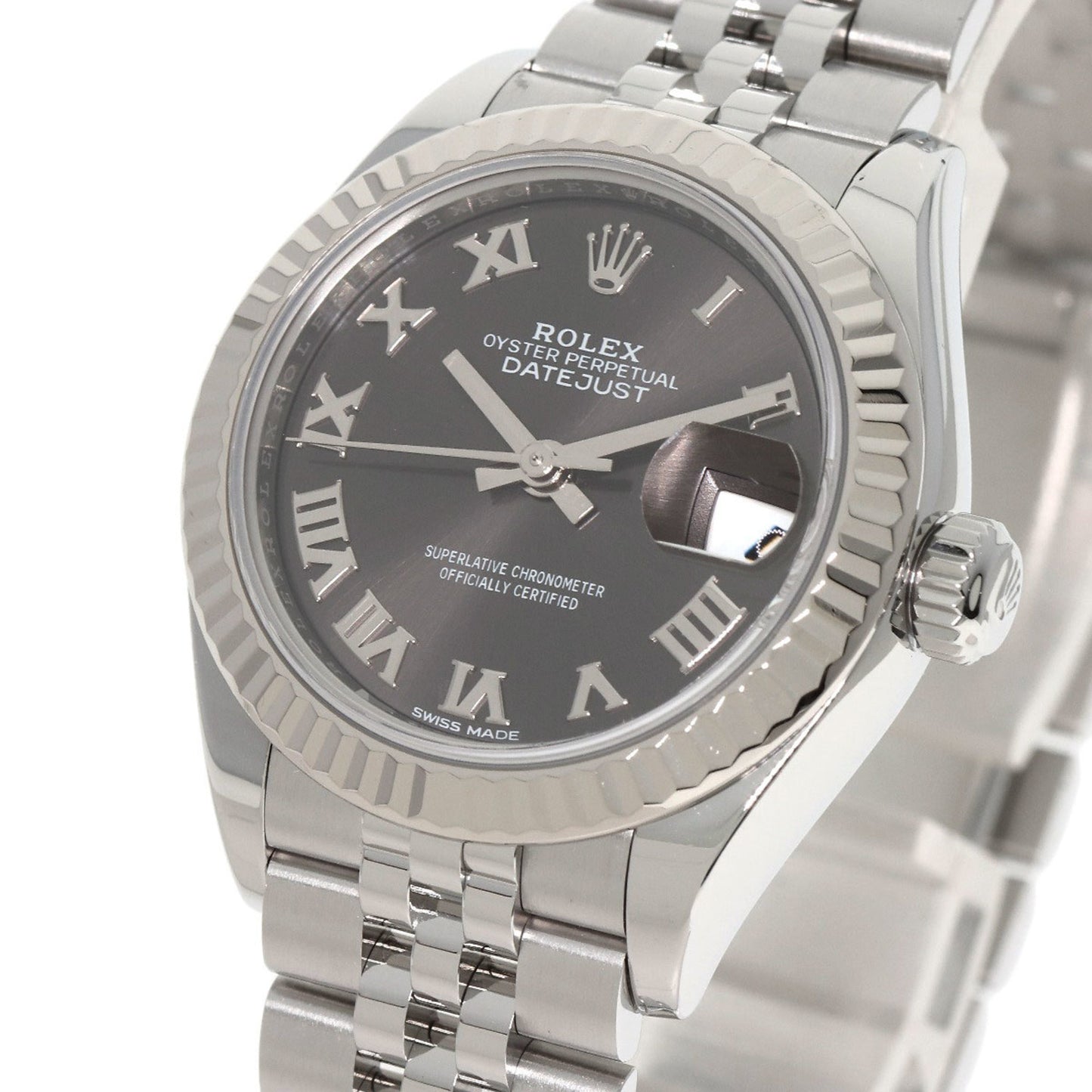 Rolex 279174 Datejust 28 Watch Stainless Steel SS K18WG Ladies ROLEX