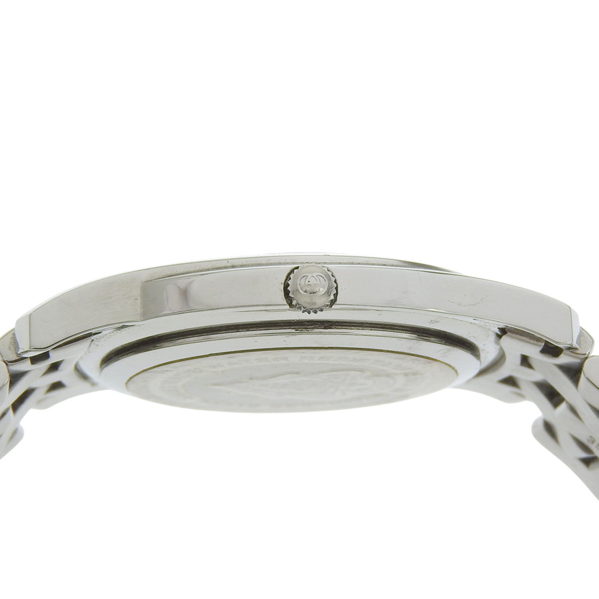 Gucci 5500M Stainless Steel Black Quartz Analog Watch with Dial for Women — Good
