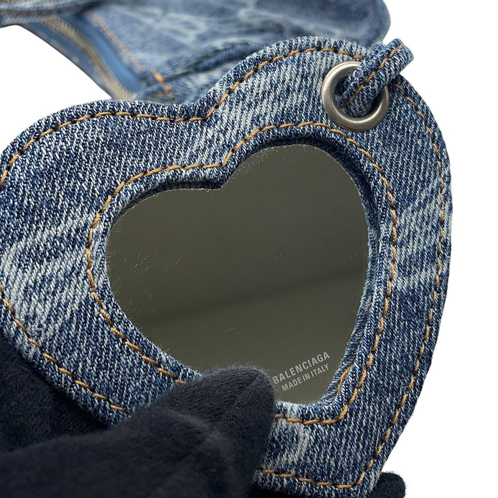 Balenciaga shoulder bag Le Cagole XS denim 671309 BALENCIAGA handbag women's — Like New