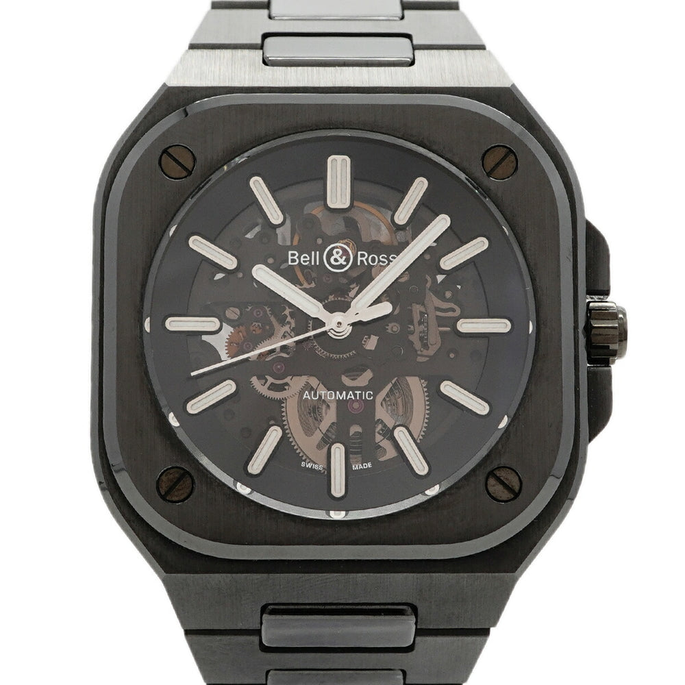 Bell & Ross BR05 Skeleton Black Ceramic BR05A-BL-SK-CE SCE Dial Watch for Men — Very Good