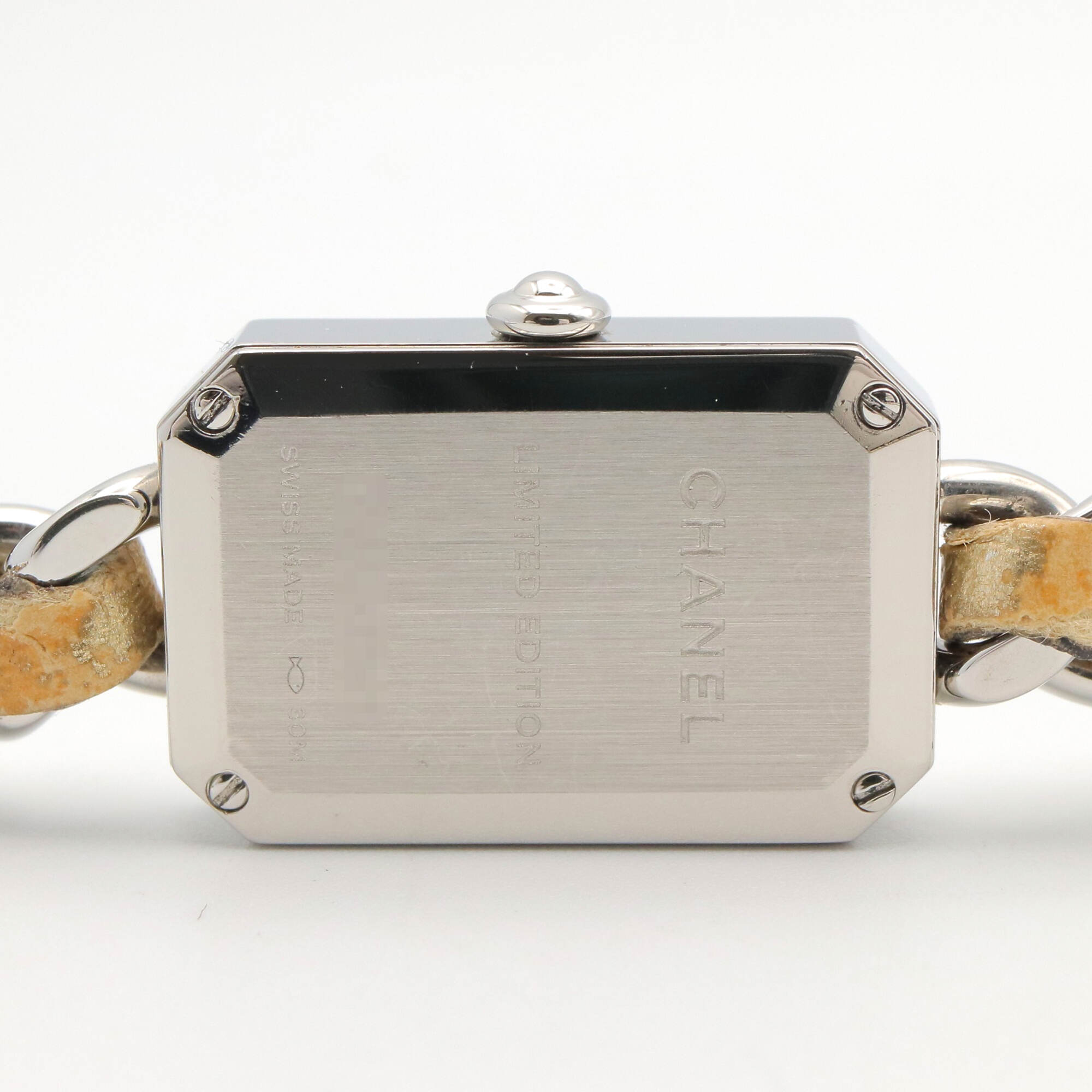 Chanel CHANEL Première Rock Watch, Stainless Steel, Leather Strap, Ladies, Gold Tone, Mirror Finish, H5583 — Very Good