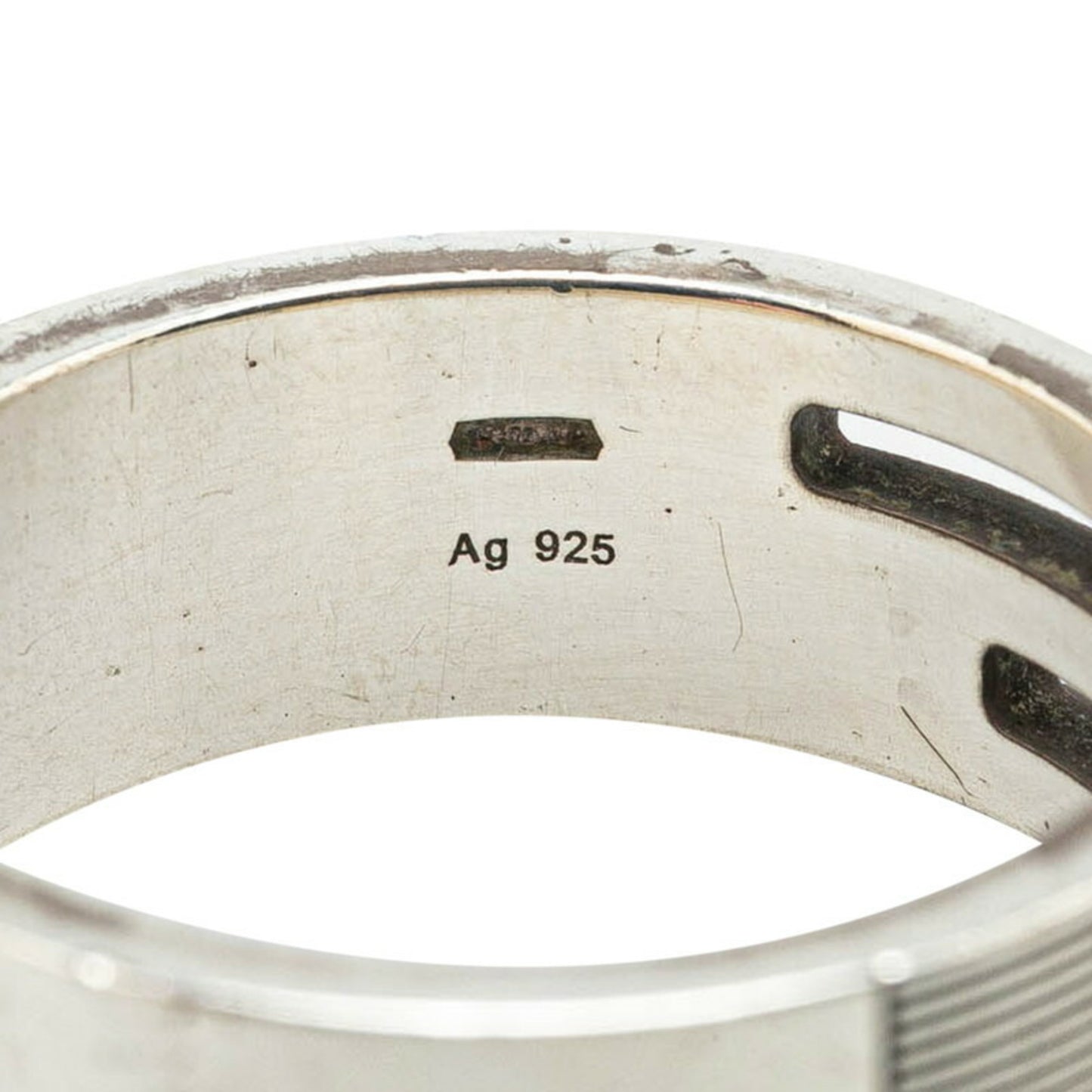 Gucci Branded G Ring #24 SV925 Silver Men's GUCCI