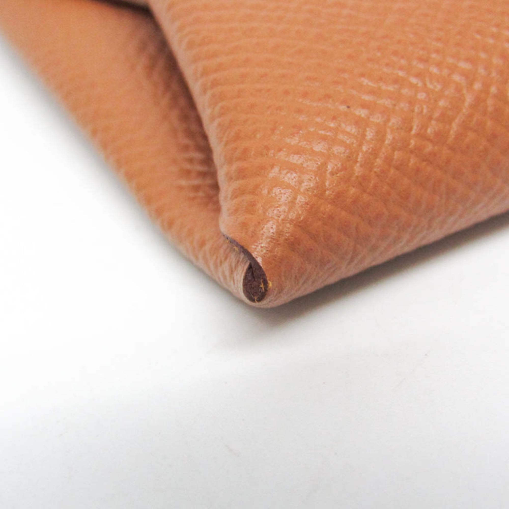 Hermes Bastia Men,Women Epsom Leather Coin Purse/coin Case Brown