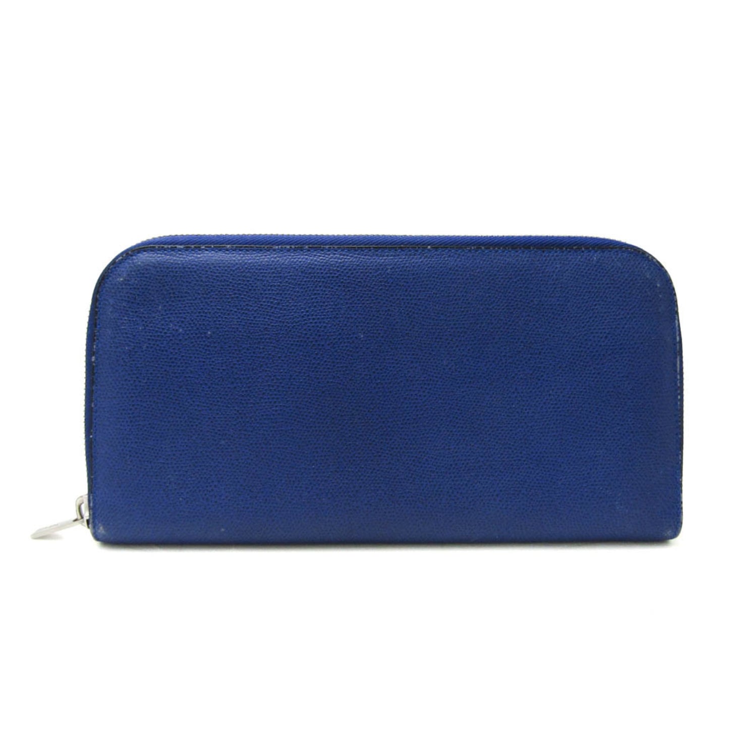 Valextra Organizer Travel Pouch Men's Leather Clutch Bag Royal Blue