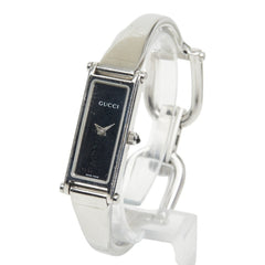 Gucci Bangle Watch 1500L Quartz Black Dial Stainless Steel Women's GUCCI — Good