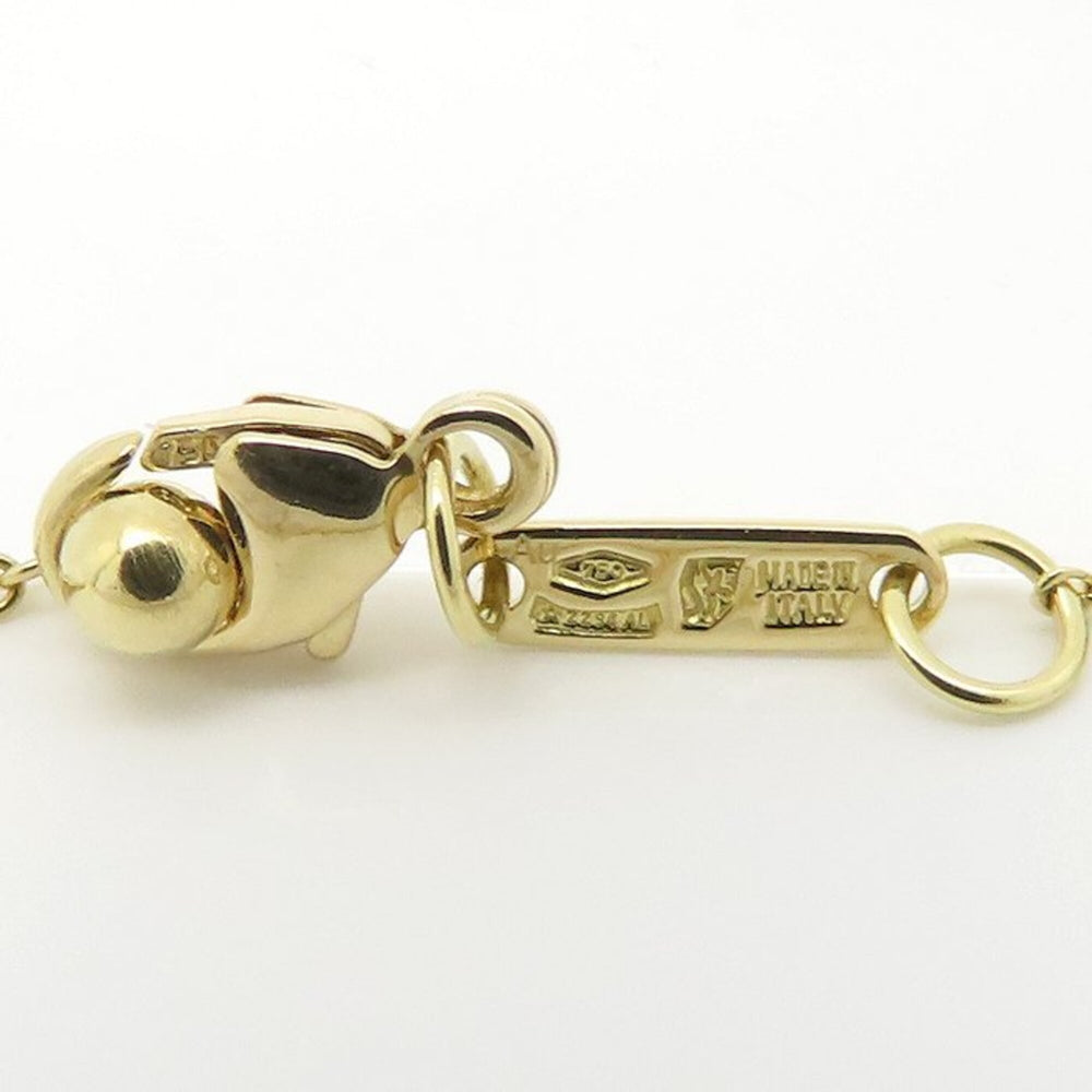 Salvatore Ferragamo Gancini Necklace, 18K Yellow Gold, Women's, Item No. 295381 — Like New