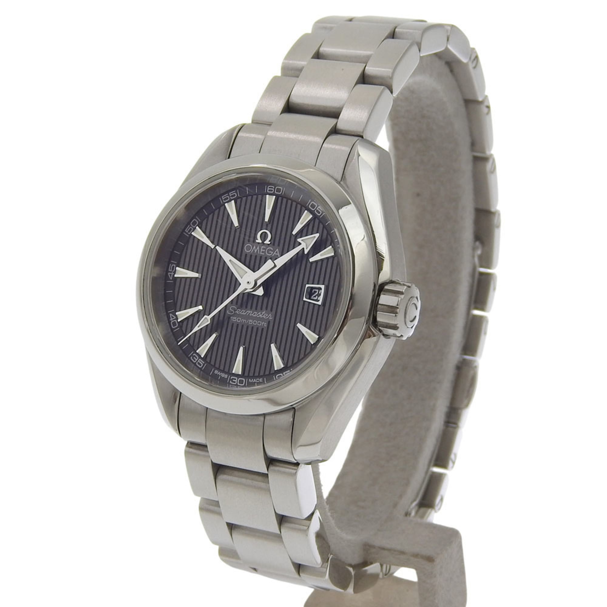Like New Omega Seamaster Aqua Terra Date 150m Water Resistant 231 10 61 06 001 Gray Dial Stainless Steel Quartz 30mm — Like New