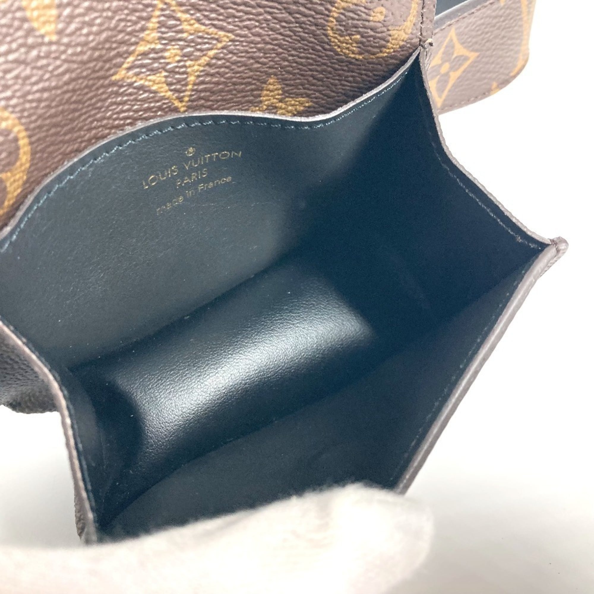 LOUIS VUITTON M0236Y Monogram Santur Daily Multi-Pocket Bag Pouch Belt Body Waist Canvas Men Women Brown — Like New