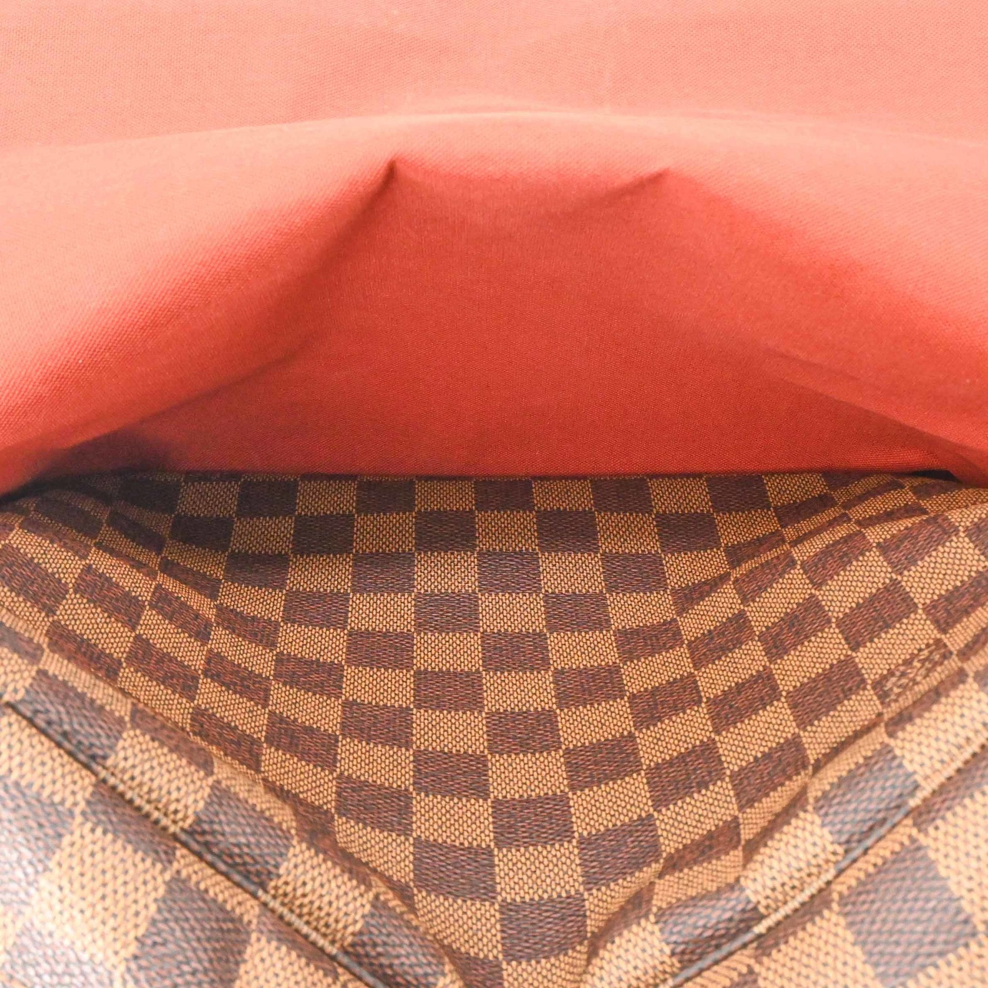 LOUIS VUITTON Naviglio Damier Azur Shoulder Bag, Brown, Men's/Women's, N45255 — Like New
