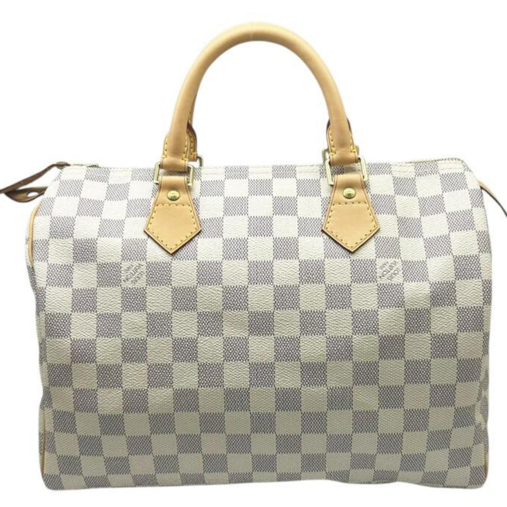 LOUIS VUITTON Damier Azur Speedy 30 M41533 SP3057 Handbag PVC Mini Boston Women's Men's — Like New