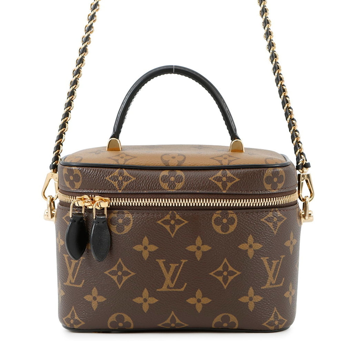 Louis Vuitton Monogram Reverse Vanity NV PM Handbag M45165 Nicolas Ghesquière Shoulder Bag Black