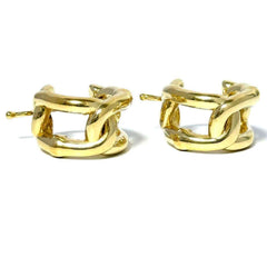 Bottega Veneta Men's Hoop Earrings in Silver 925 — Like New