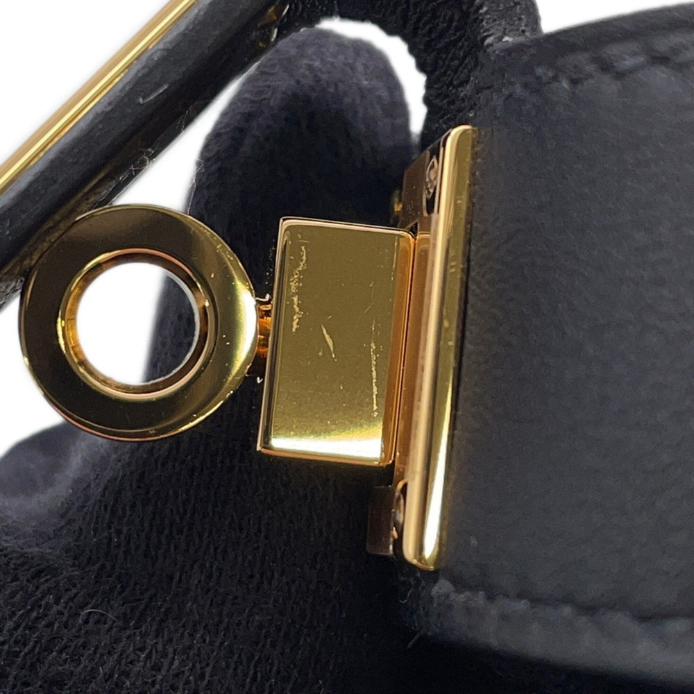 Hermes Hermès Kelly Twist Bracelet, PM, Black/Swift, B Stamp, Size T2, Black, Sold — Like New