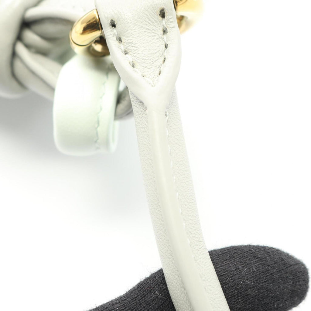 Bottega Veneta Small Gemelli Intrecciato Shoulder Bag, Leather, Women's, Gray and Green