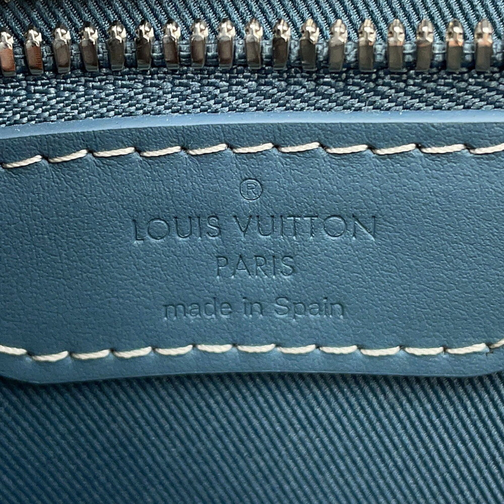 Louis Vuitton Monogram Washed Denim Weekend Tote NM M22537 2023 Men's Bag Handbag LOUIS VUITTON — Like New