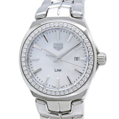 TAG Heuer Link Diamond WBC1314.BA0600 Women's Watch, Stainless Steel, 40439 — Very Good