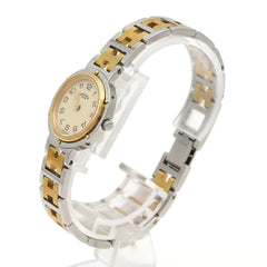 Hermes Clipper Combination SSxGP Quartz Watch — Good