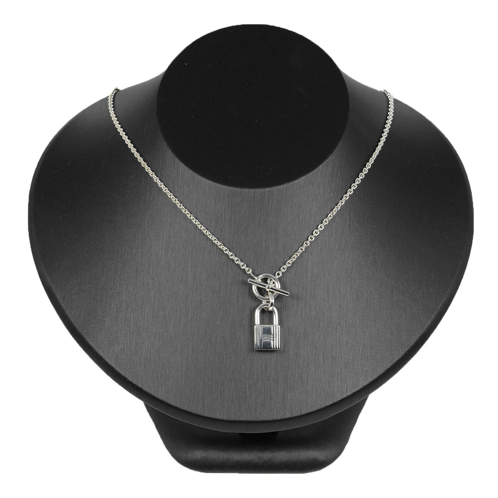 Hermes Cadena Amulet Necklace Silver 925 Approx. 12.16g Women's — Like New