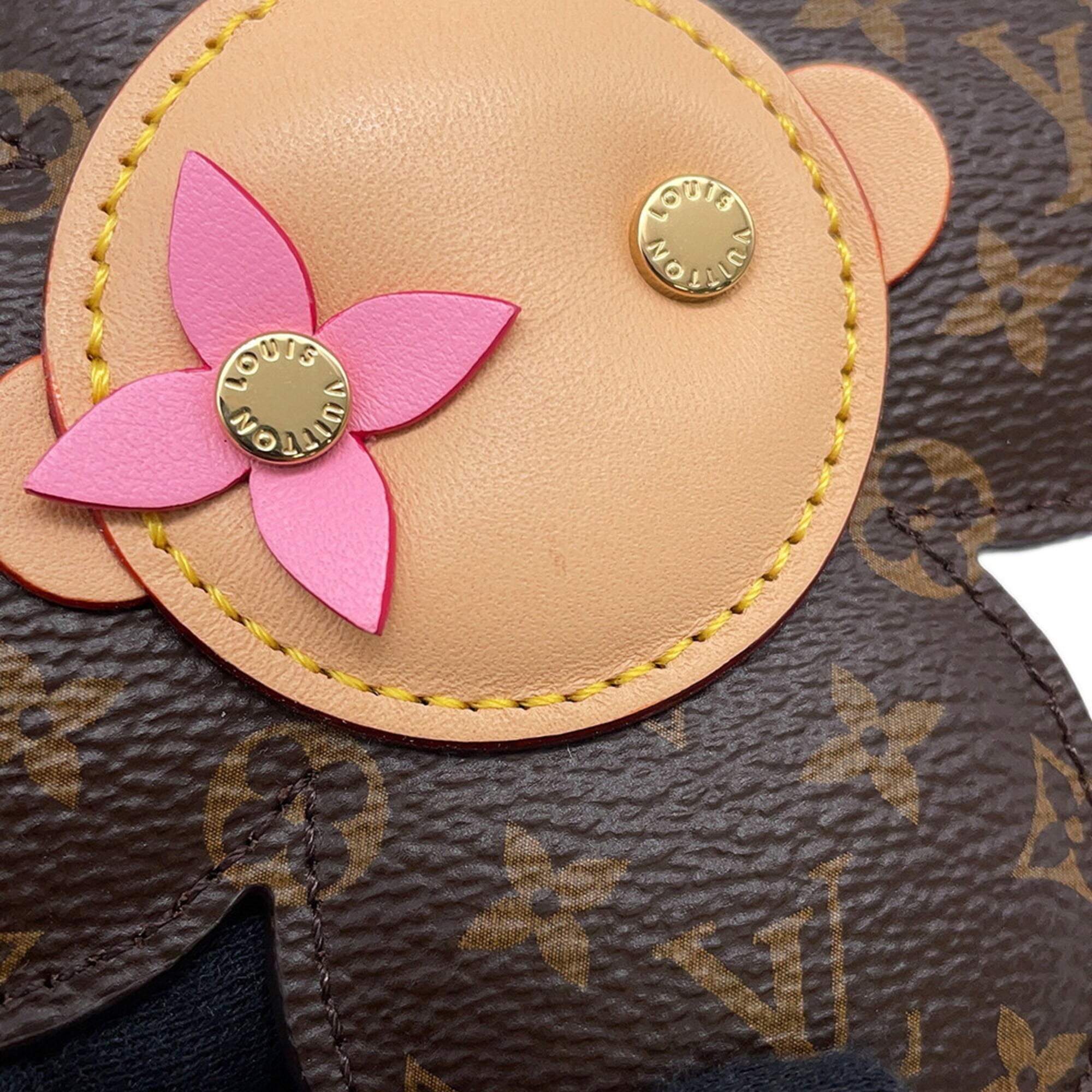 Louis Vuitton Accessory Bag Charm Monogram Vivienne M03818 Keychain Flower LOUIS VUITTON — Like New