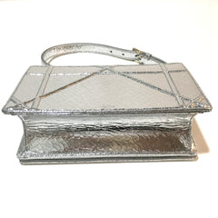 CHRISTIAN DIOR Small flap bag Bag Chain Shoulder Shoulder Bag Silver GoldHardware — Like New