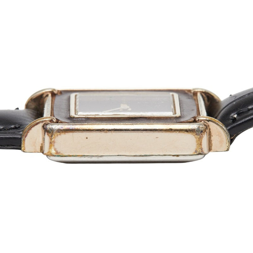 Saint Laurent Macaron Leather-In Watch 4-831268 Quartz Brown Dial Metal Leather Women's SAINT LAURENT — Good