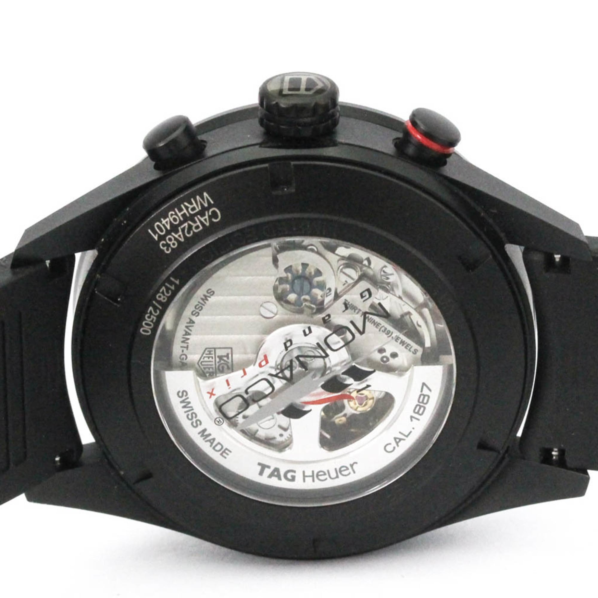 TAG HEUER Carrera Chronograph Monaco Grand Prix Titanium Watch CAR2A83 — Very Good