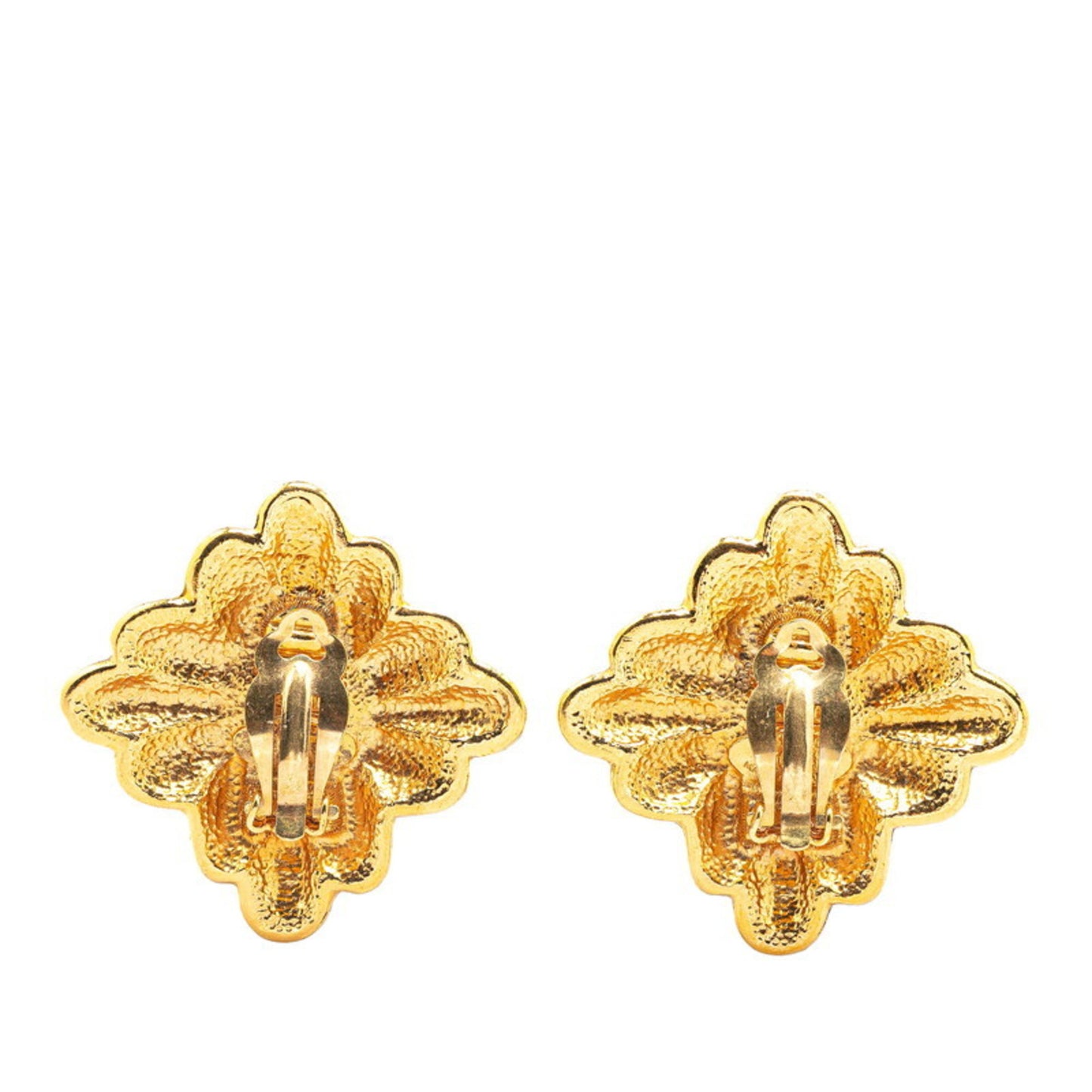 CHANEL Vintage Pearl Earrings, Gold Plated, Women's