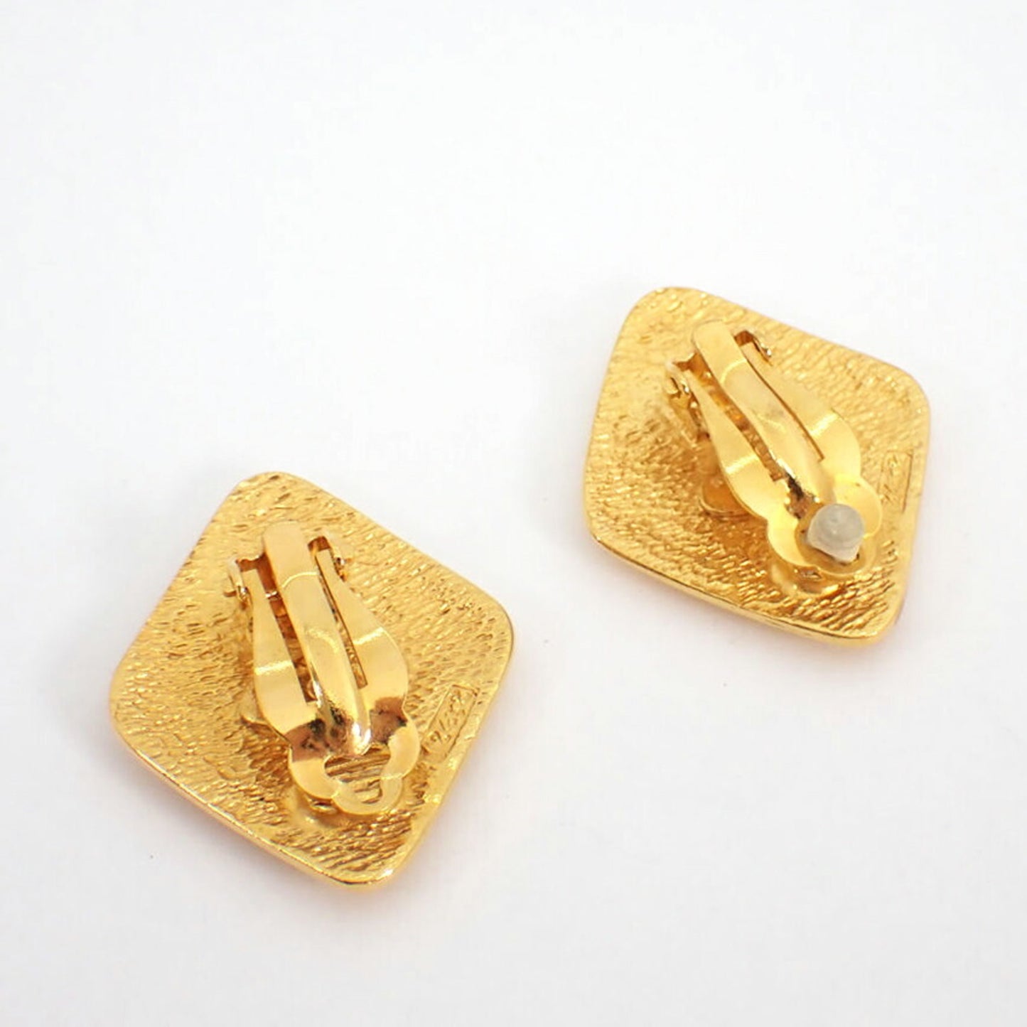 CHANEL Chanel 925 Square Earrings