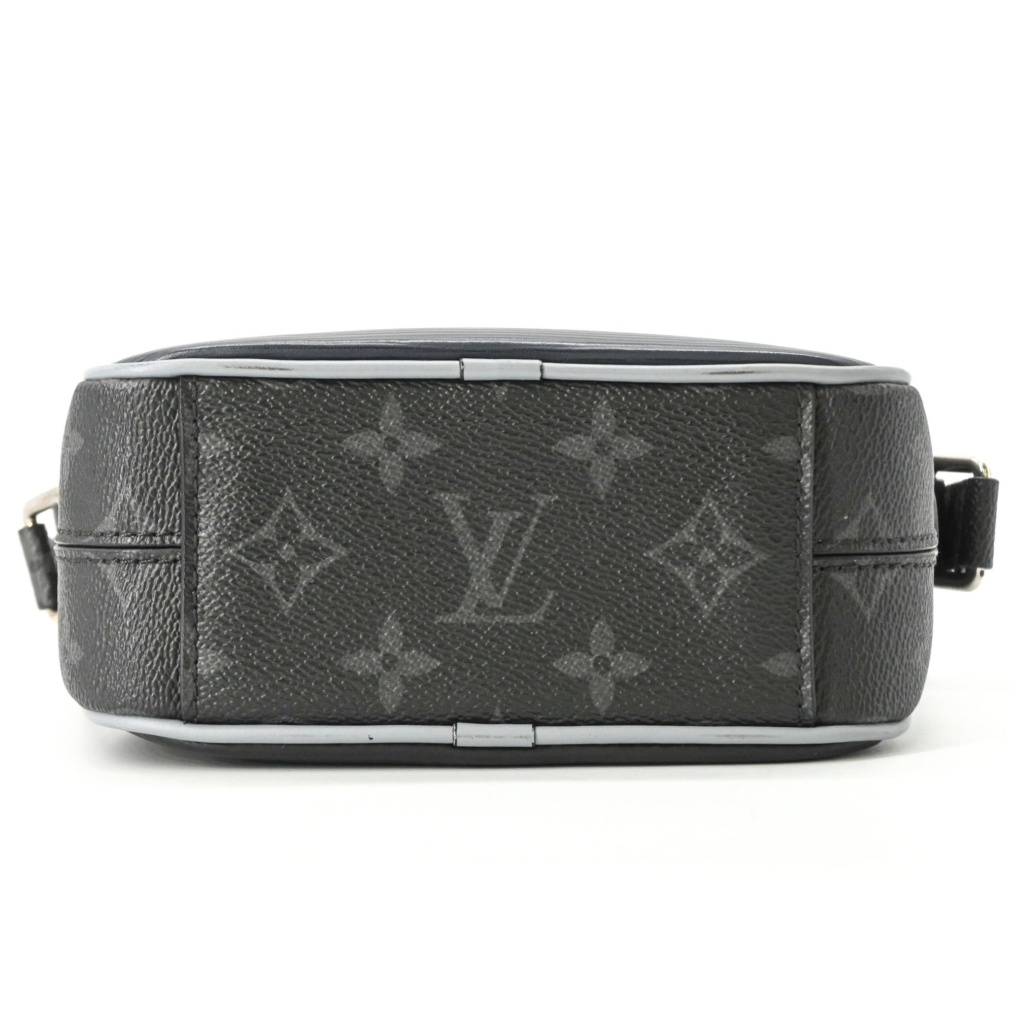 LOUIS VUITTON Louis Vuitton Danube PM Shoulder Bag Epi Monogram Eclipse Black Navy M53421 — Like New