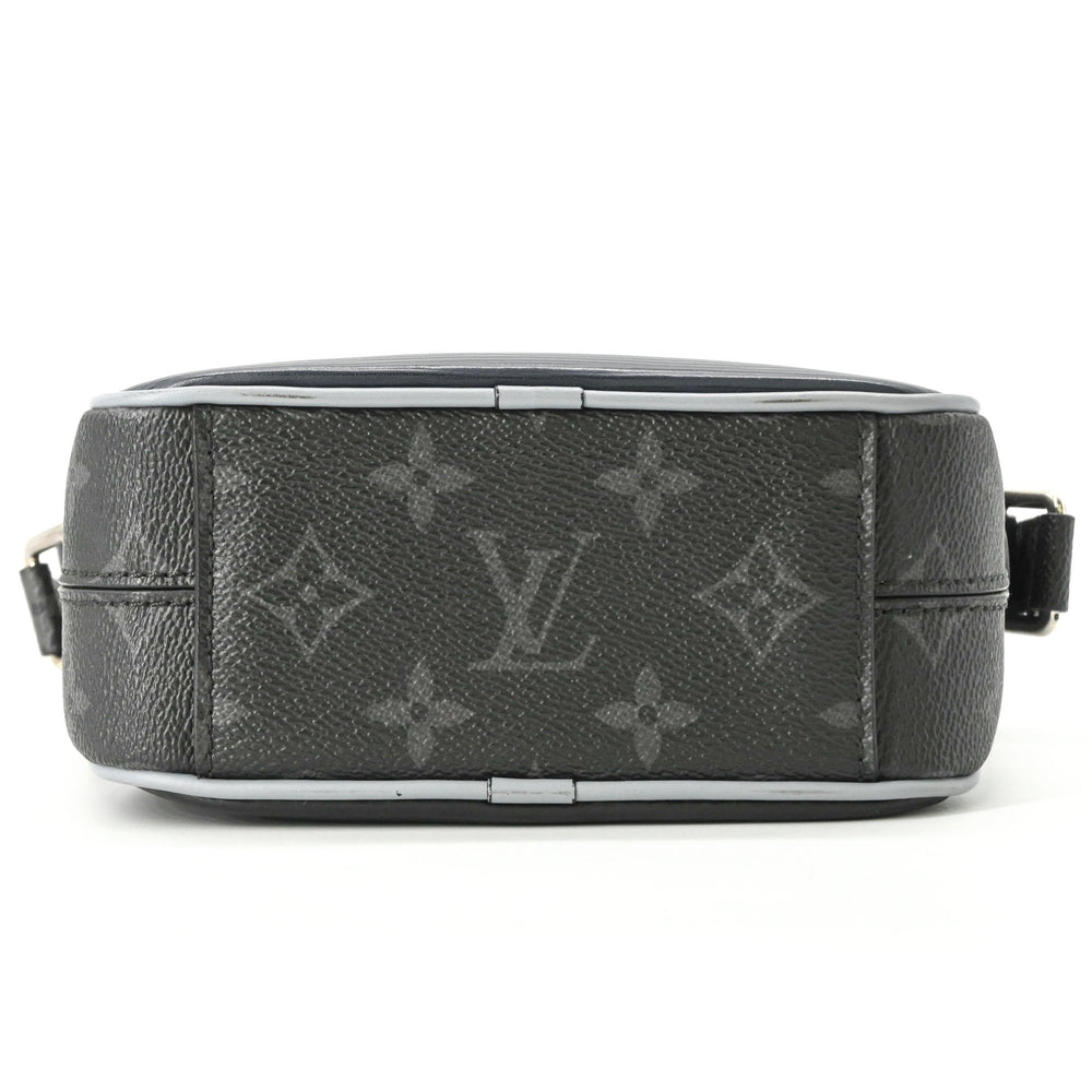 LOUIS VUITTON Louis Vuitton Danube PM Shoulder Bag Epi Monogram Eclipse Black Navy M53421 — Like New