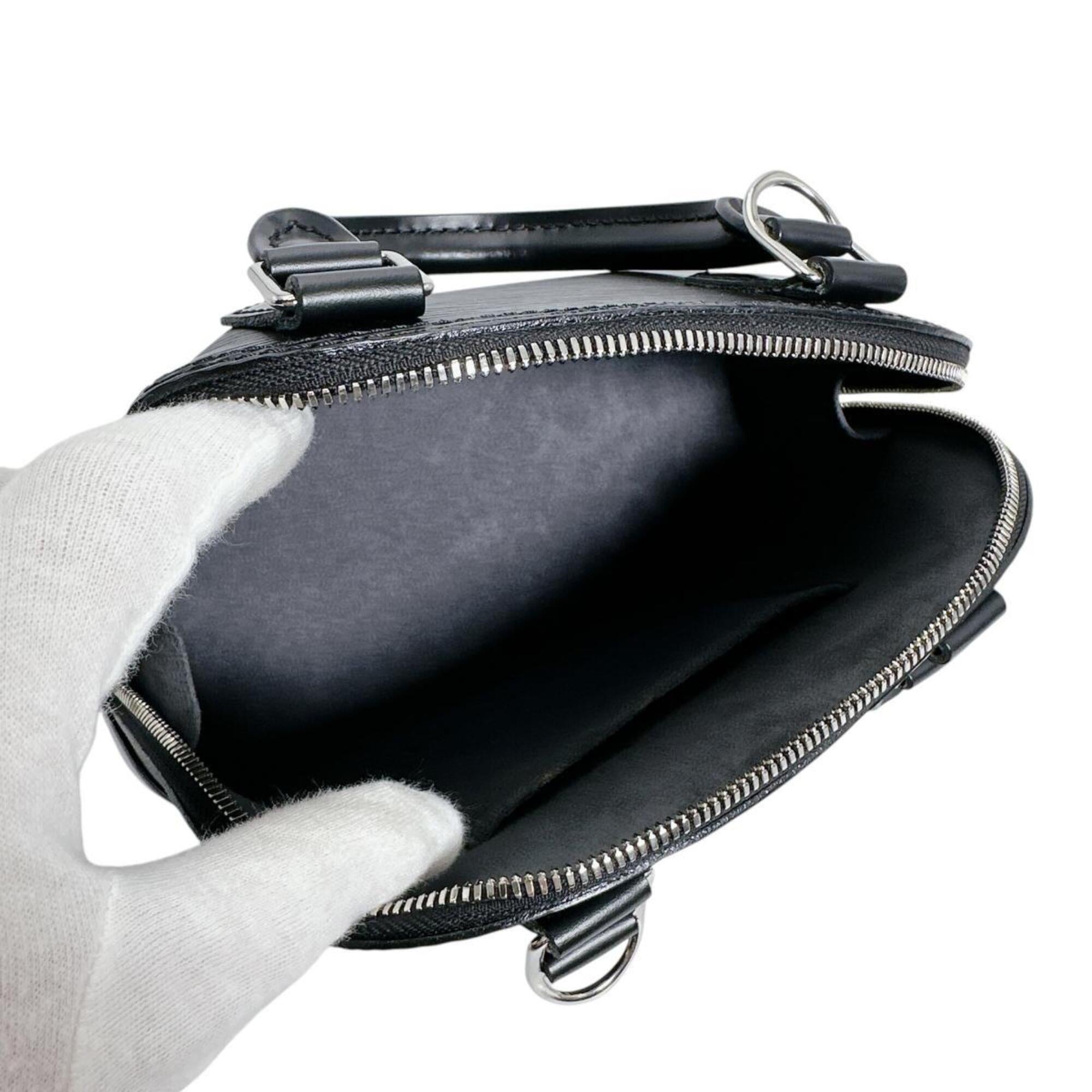 Louis Vuitton Alma BB Shoulder Bag M24645 Epi Leather M59217 Noir — Like New