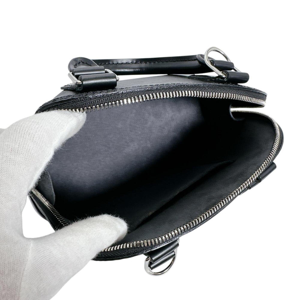 Louis Vuitton Alma BB Shoulder Bag M24645 Epi Leather M59217 Noir — Like New