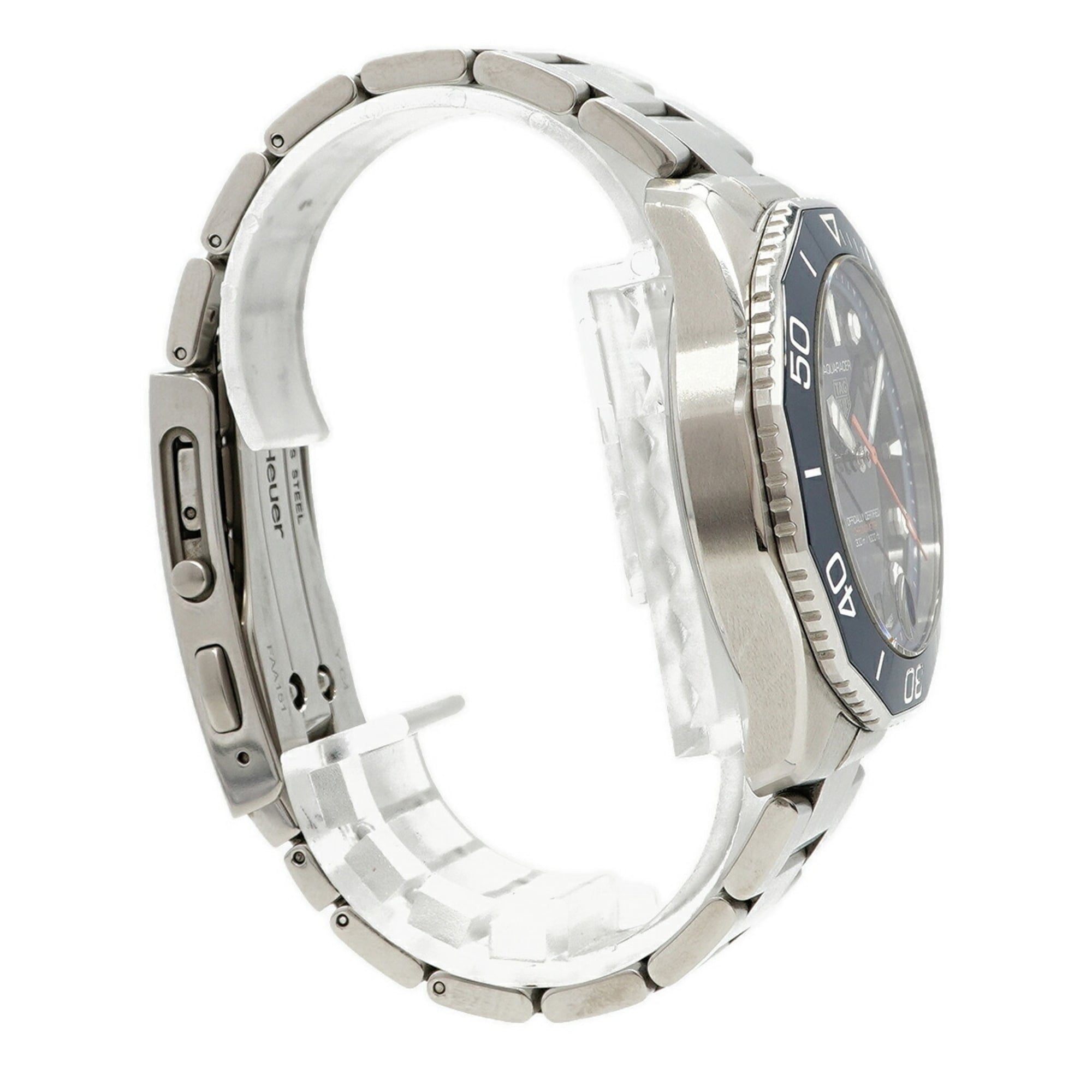 TAG Heuer Aquaracer Professional 300 WBP5111 Blue Dial Men's Watch — Good