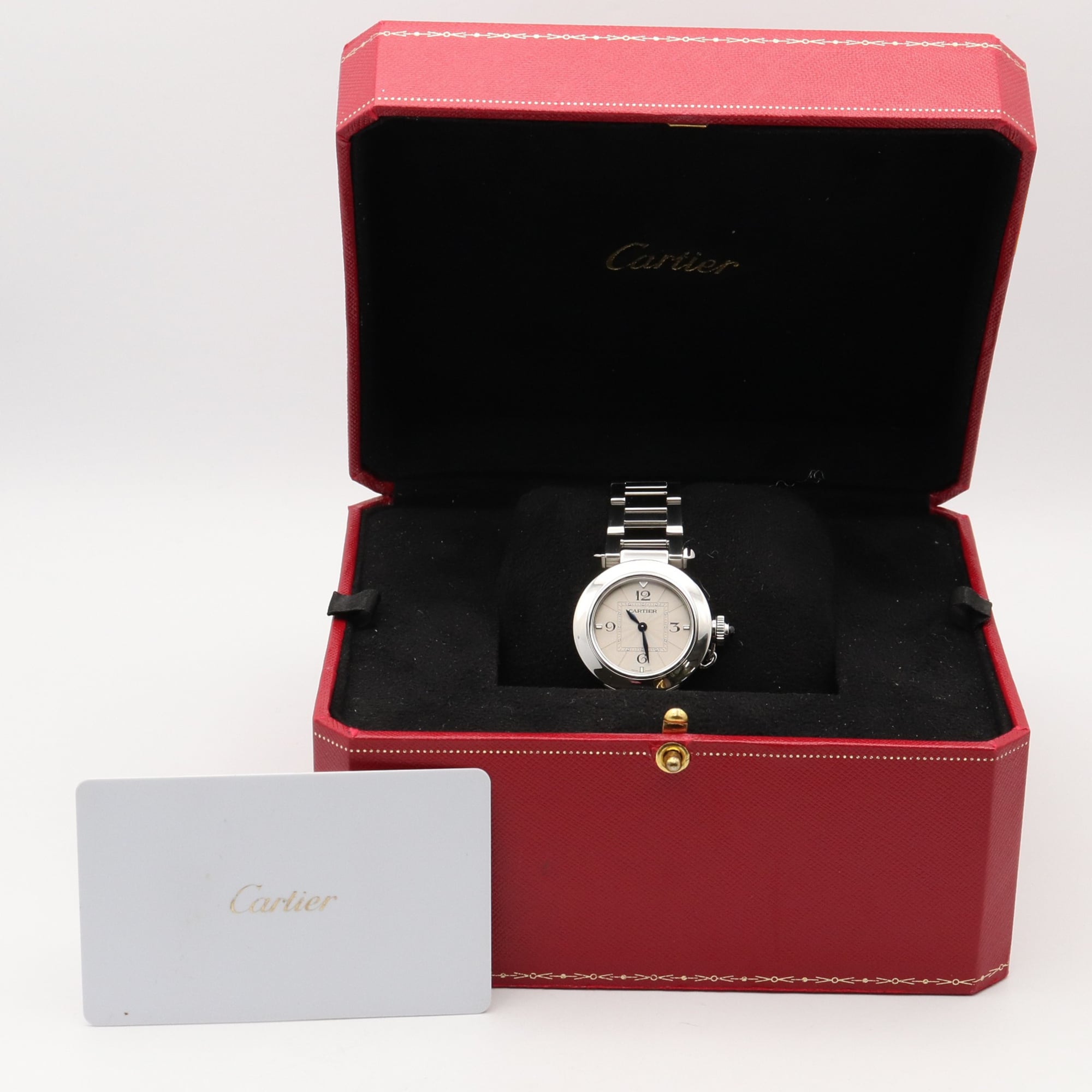 Cartier Pasha de Women's Stainless Steel Watch, Silver Tone, WSPA0021 — Very Good