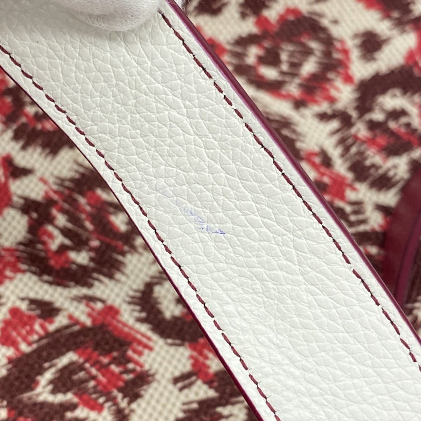 Salvatore Ferragamo Gancini Tote Bag, Bordeaux Canvas and Leather, 2-Way Bag for Women, P1926603