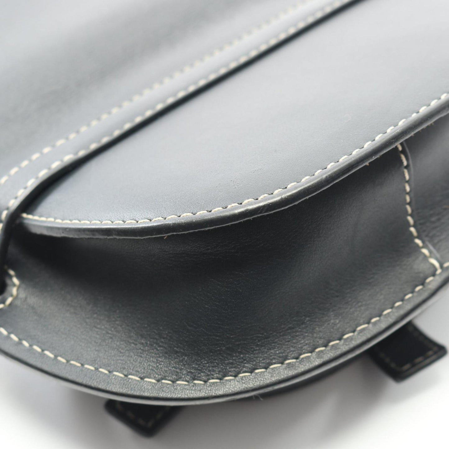 LOEWE Gate Bag Mini Shoulder Leather Women's Black