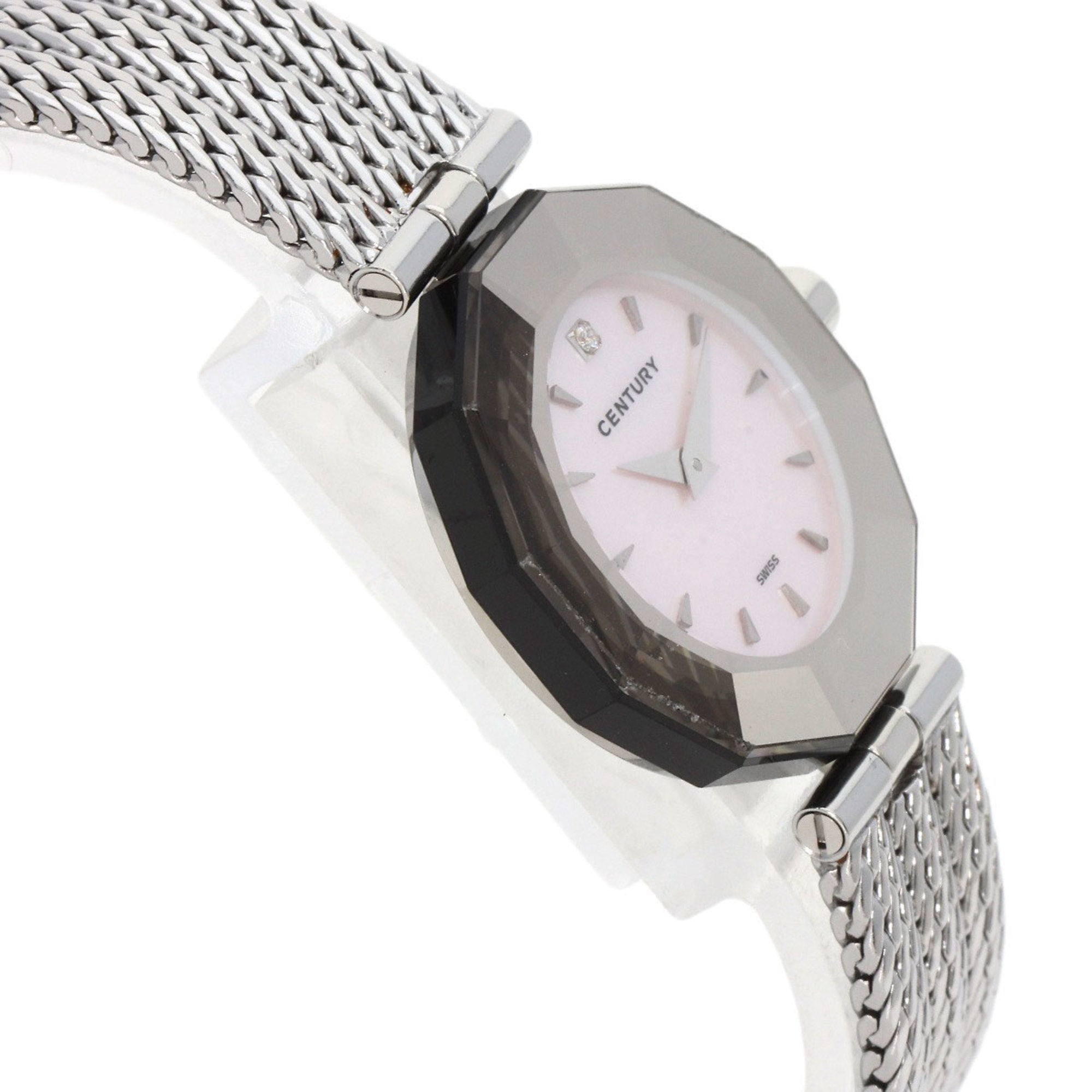 Century Primetime Watch Stainless Steel SS Ladies CENTURY — Very Good