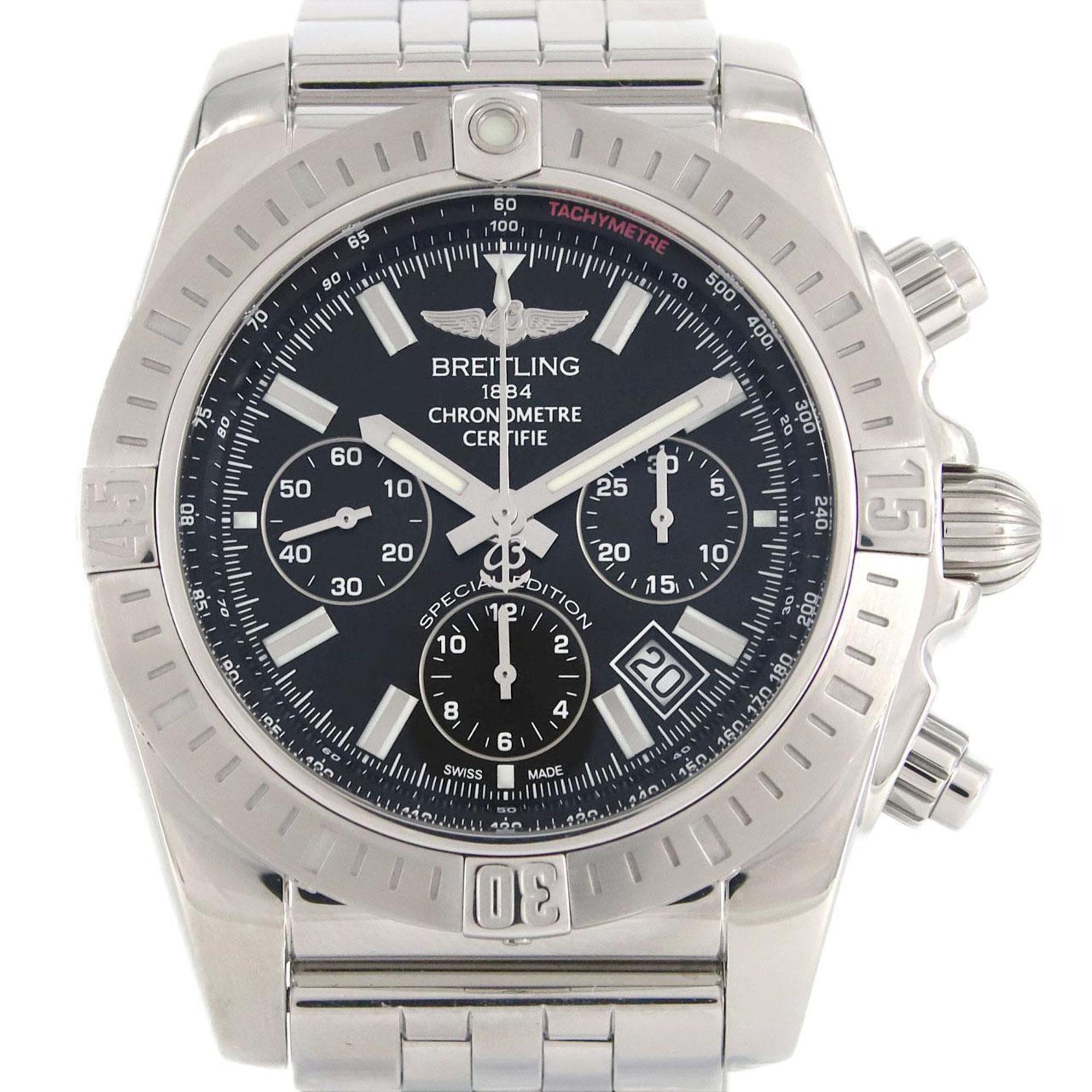 Breitling Chronomat JSP AB0115 AB0115111B1A1 SS Wristwatch Automatic — Very Good
