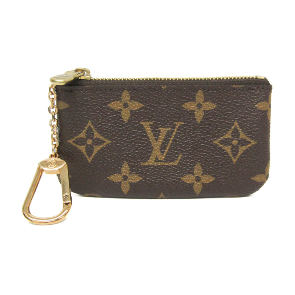 Louis Vuitton Monogram Key Pouch M62650 Men,Women Monogram Coin Purse/coin Case Brown
