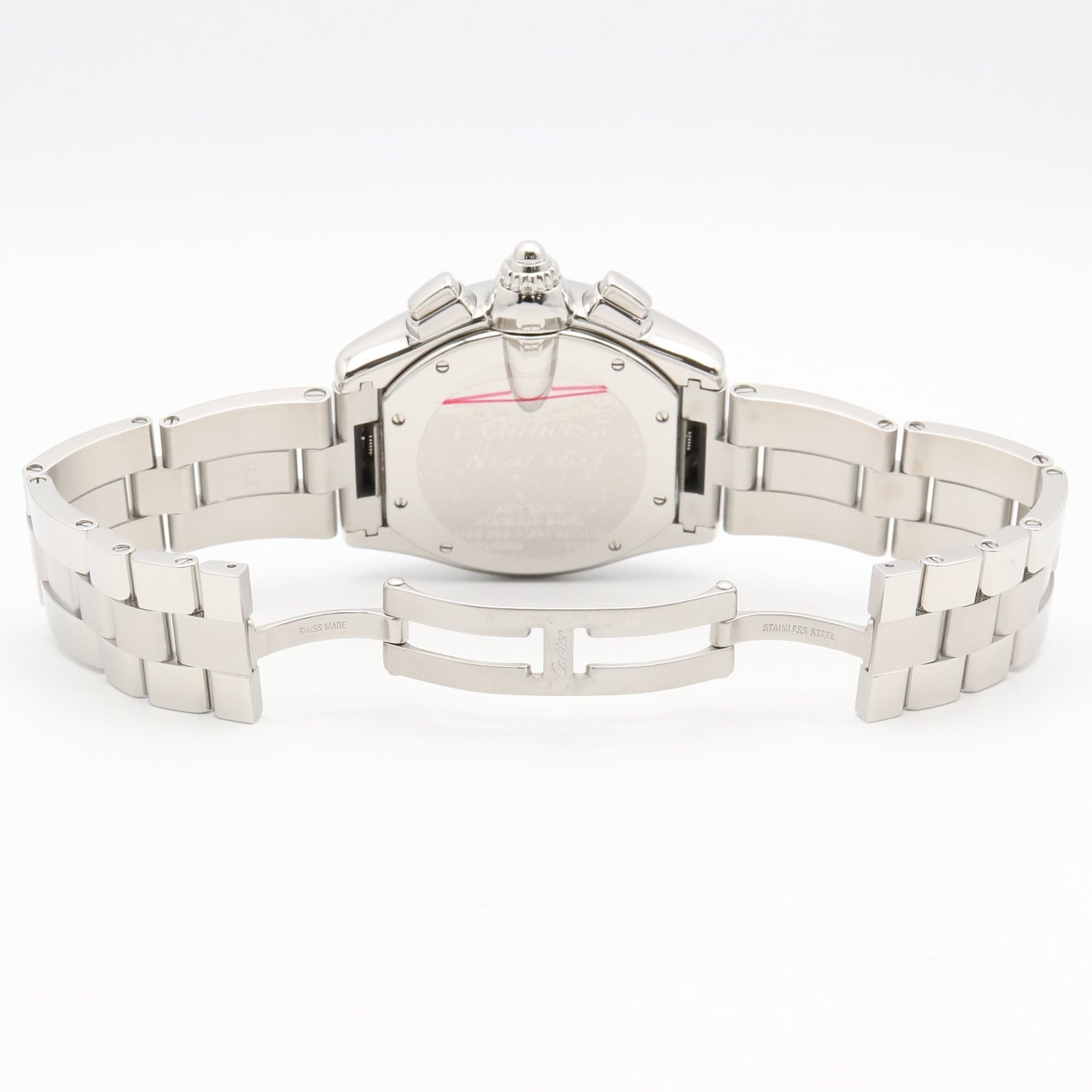 Cartier Roadster Chronograph XL Watch, Stainless Steel, Men's, Black (W62020X6) — Very Good